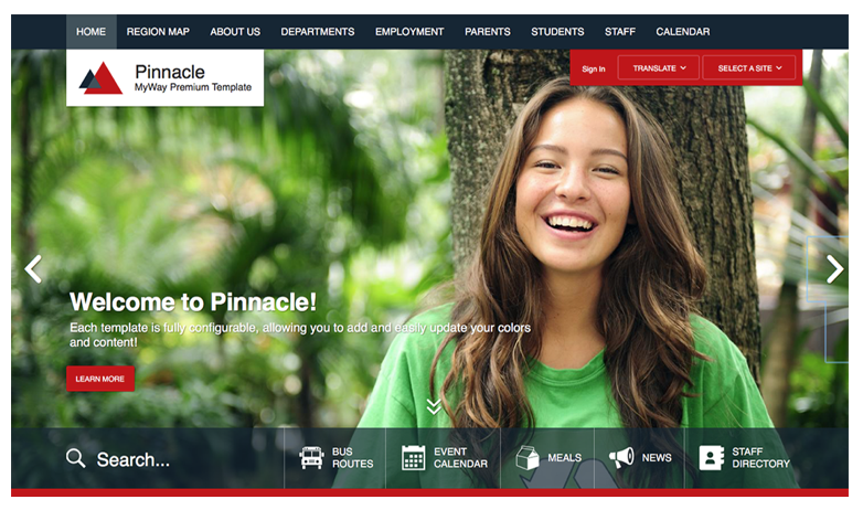 Pinnacle MyWay Premium Design Template