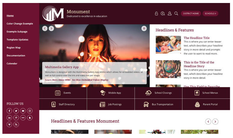 Monument MyWay Premium Design Template